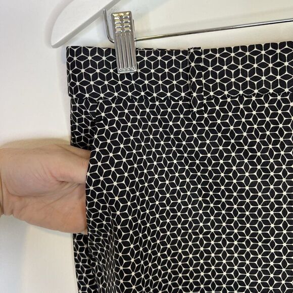 Theory Treeca 2 Tile Geo Wool Dress Pants - Picture 5 of 8